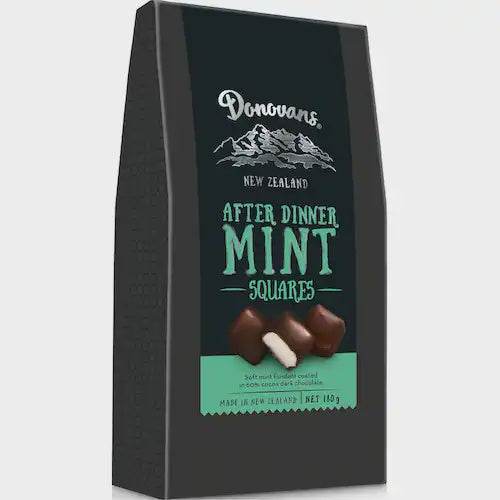 Donovans Dark Chocolate After Dinner Mint Squares 180g