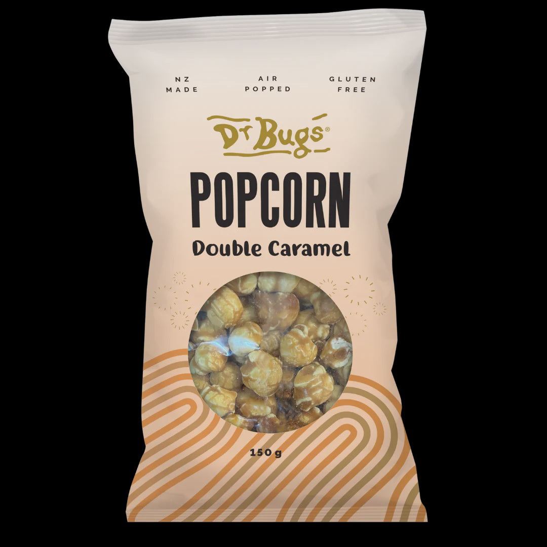 Dr Bugs Double Caramel Popcorn 150g