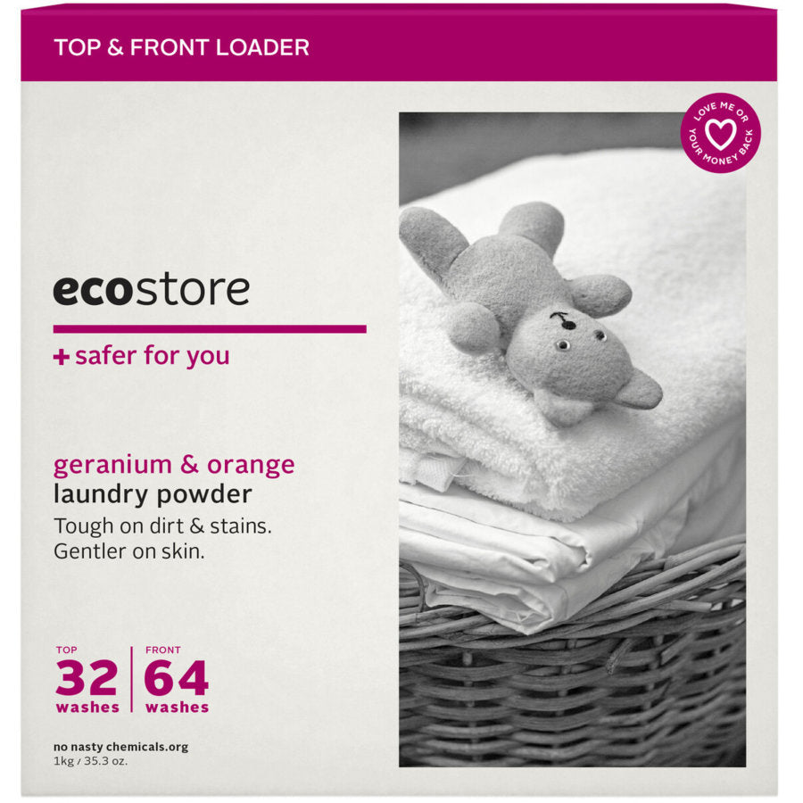 xx Ecostore Laundry Powder Geranium & Orange 1kg