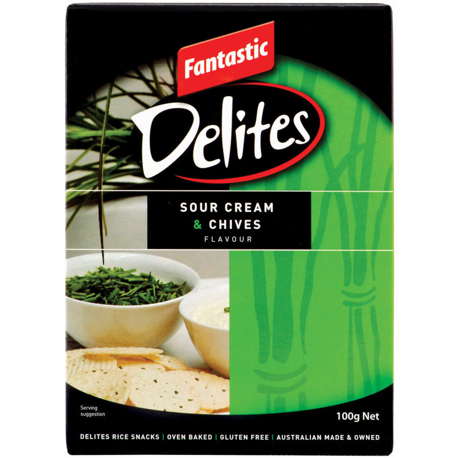 Fantastic Delites Sour Cream & Chives 100g