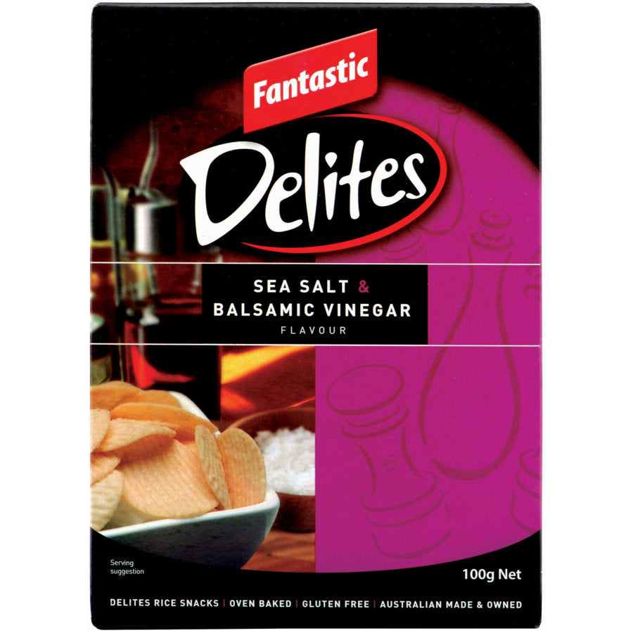 Fantastic Delites Sea Salt & Balsamic Vinegar 100g