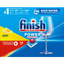 Finish Power Essentials Dishwasher Tablets 24pk