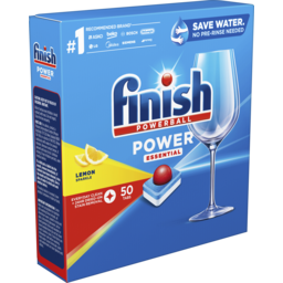 xx Finish Power Essentials Lemon Dishwasher Tablets 50pk