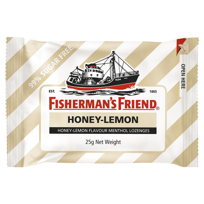 Fishermans Friend Honey Lemon Flavour Menthol Lozenges 25g