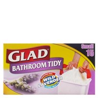 Glad Bathroom Tidy's Bags Small 15pk