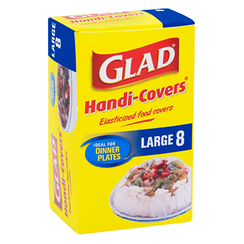 Glad Handi Covers Elasticated Food Covers Large 8pk