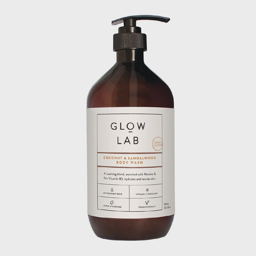 Glow Lab Coconut & Sandalwood Body Wash 900ml