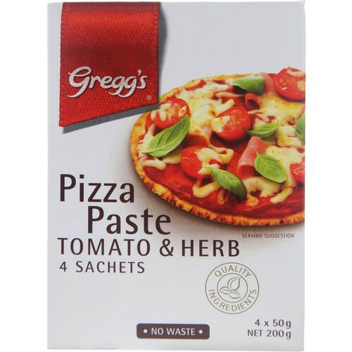 Greggs Tomato & Herb Pizza Paste 4pk 200g