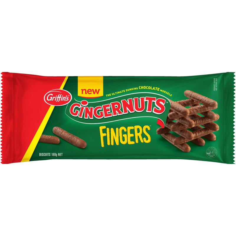 Griffins Gingernut Fingers Biscuits 180g