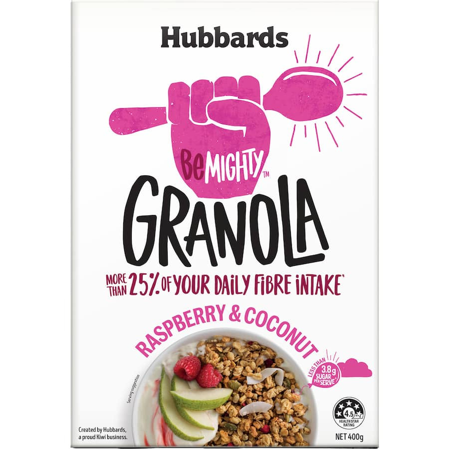 Hubbards Be Mighty Raspberry & Coconut Granola 400g