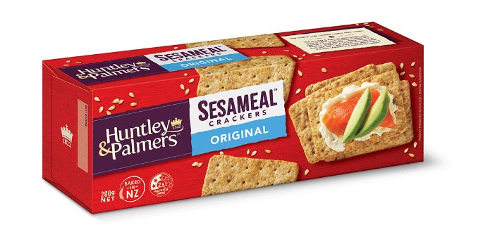 Huntley & Palmers Sesameal Rosemary Garlic Crackers 200g