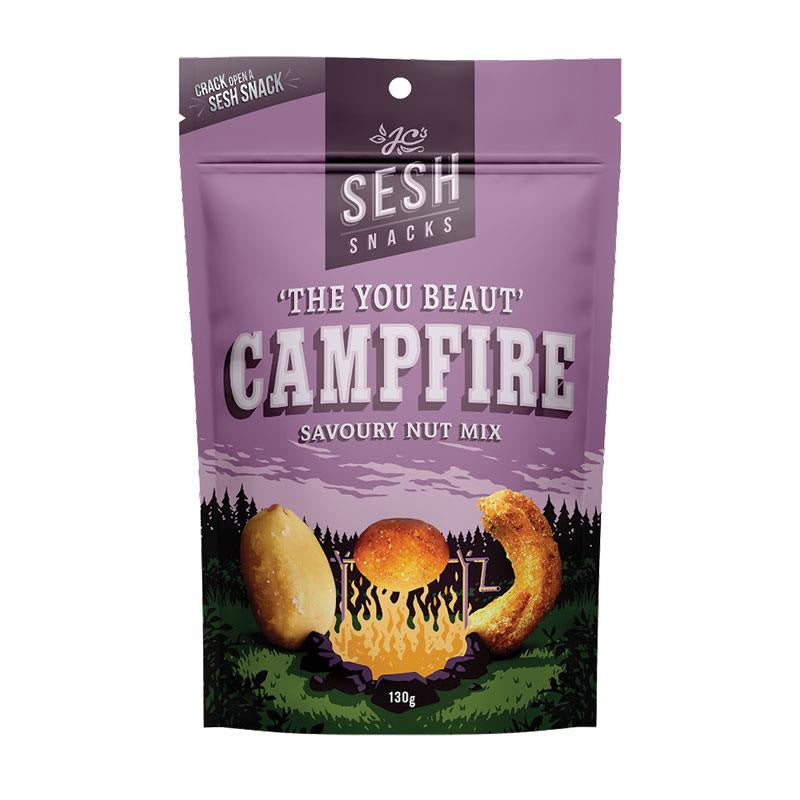 Jcs Sesh Snacks Campfire Savoury Nut Mix 130g