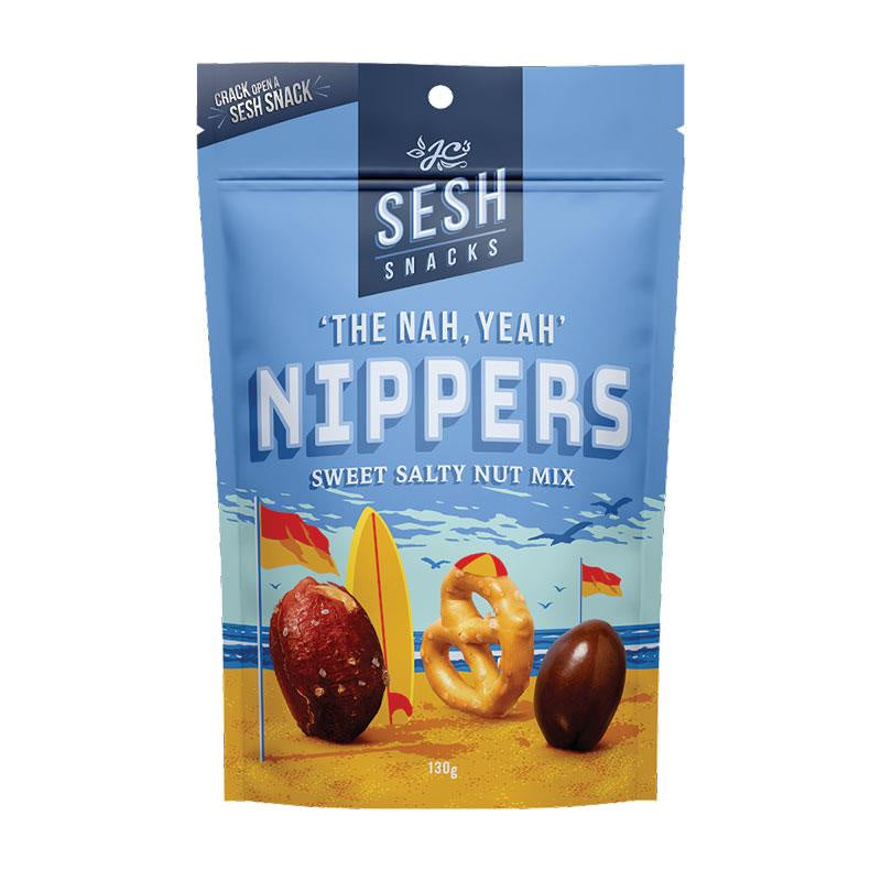 Jcs Sesh Snacks Nippers Sweet Salty Nut Mix 130g