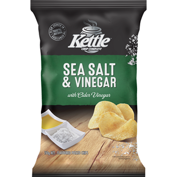 Kettle Chip Company Sea Salt & Vinegar Potato Chips 150g