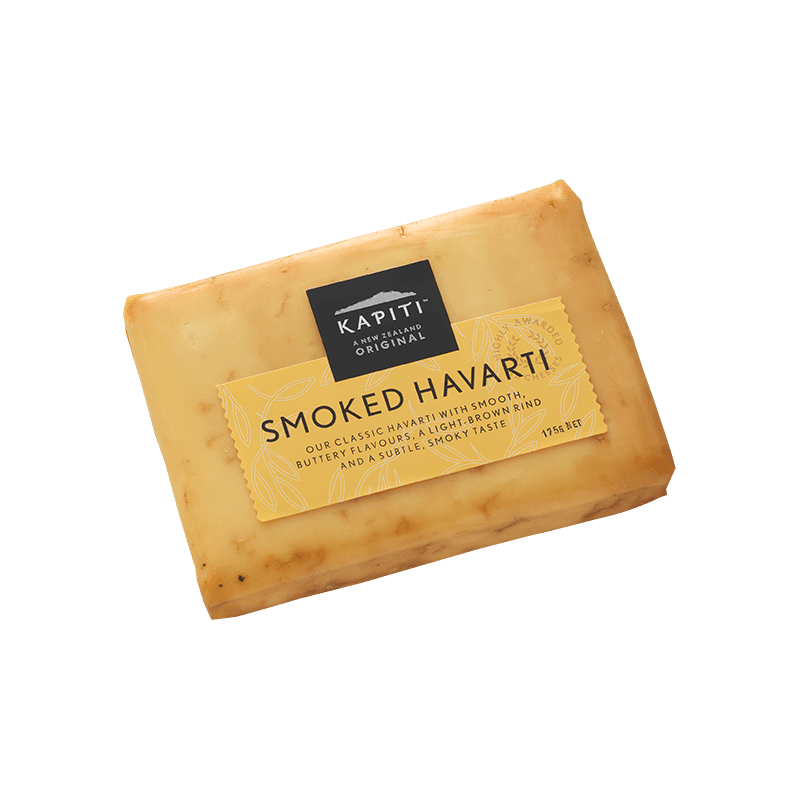 Kapiti Kanuka Smoked Havarti Cheese Block 175g