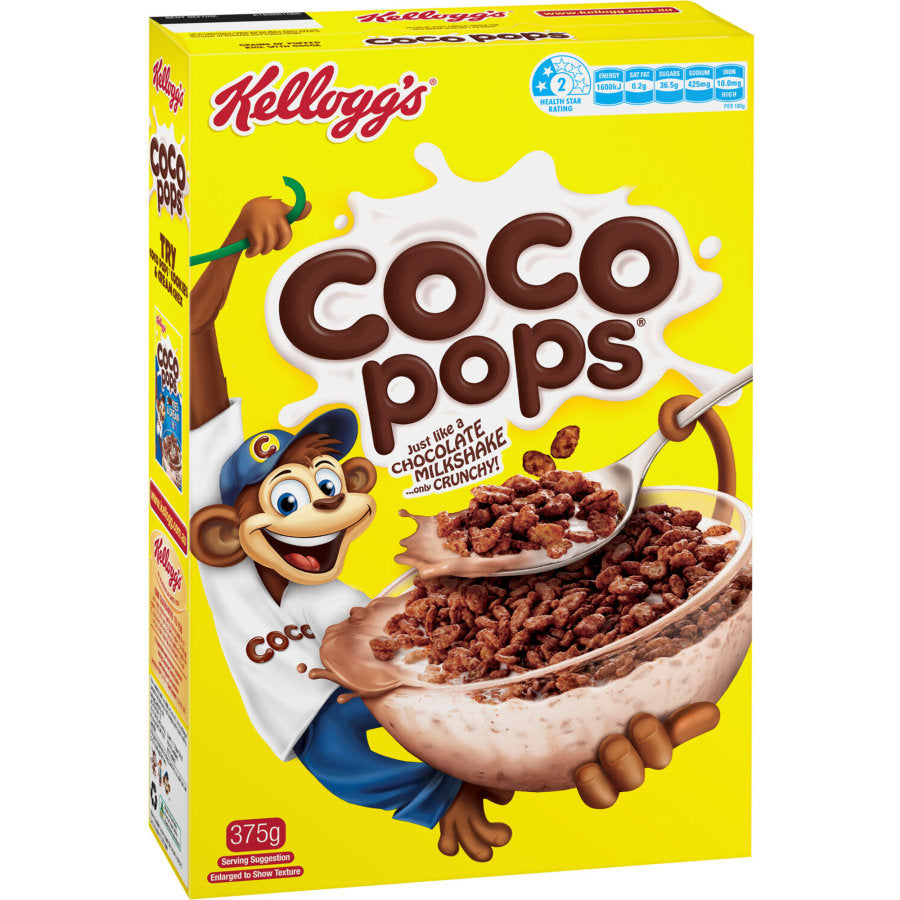 Kelloggs Cereal Coco Pops Original 375g