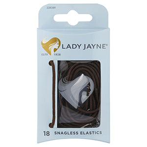 Lady Jayne 2280B Elastic Snagless Black 18 Pack