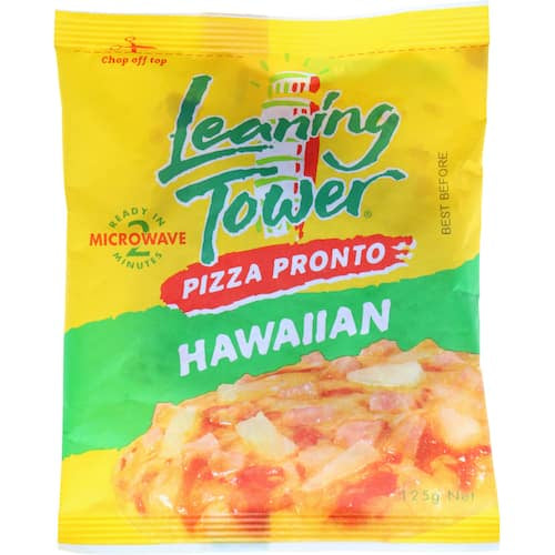 Leaning Tower Frozen Hawaiian Mini Pizza Pronto 125g