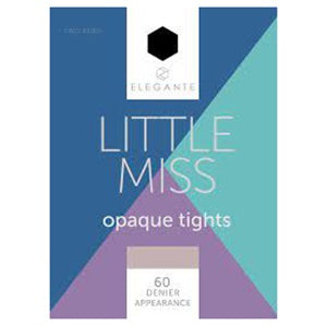 xx Little Miss Elegante 60D Tights 2PP BLK 11-12yrs