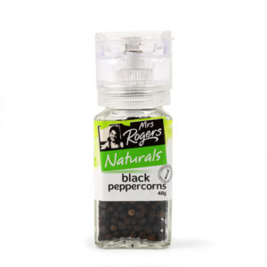 Mrs Rogers Peppercorns Black Grinder 48g