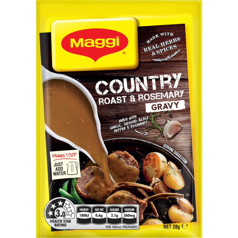 Maggi Country Roast & Rosemary Gravy Mix 28g