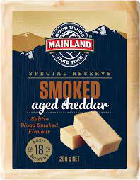 Mainland Special Reserve Smoked Aged Cheddar Cheese Block 200g