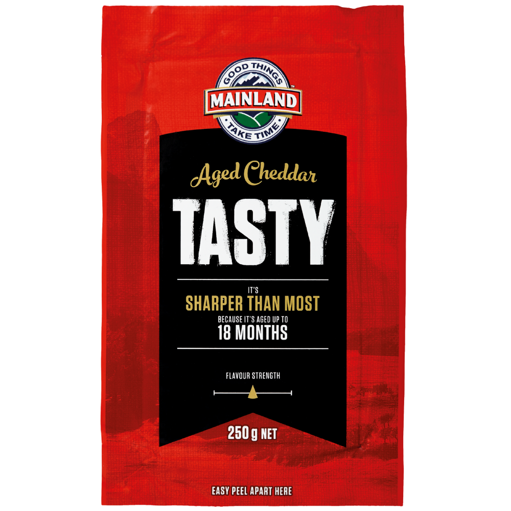 Mainland Tasty Cheddar Cheese Block 250g