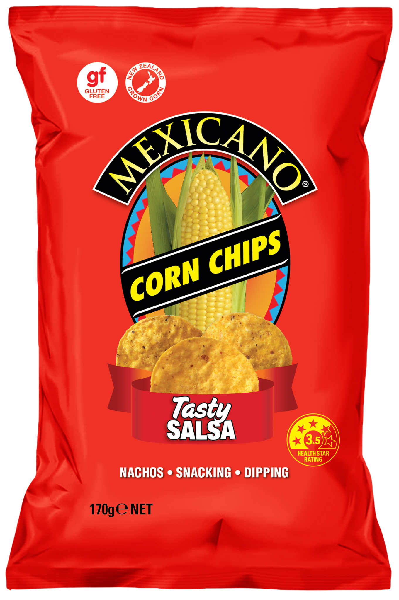 Mexicano Tasty Salsa Corn Chips 170g