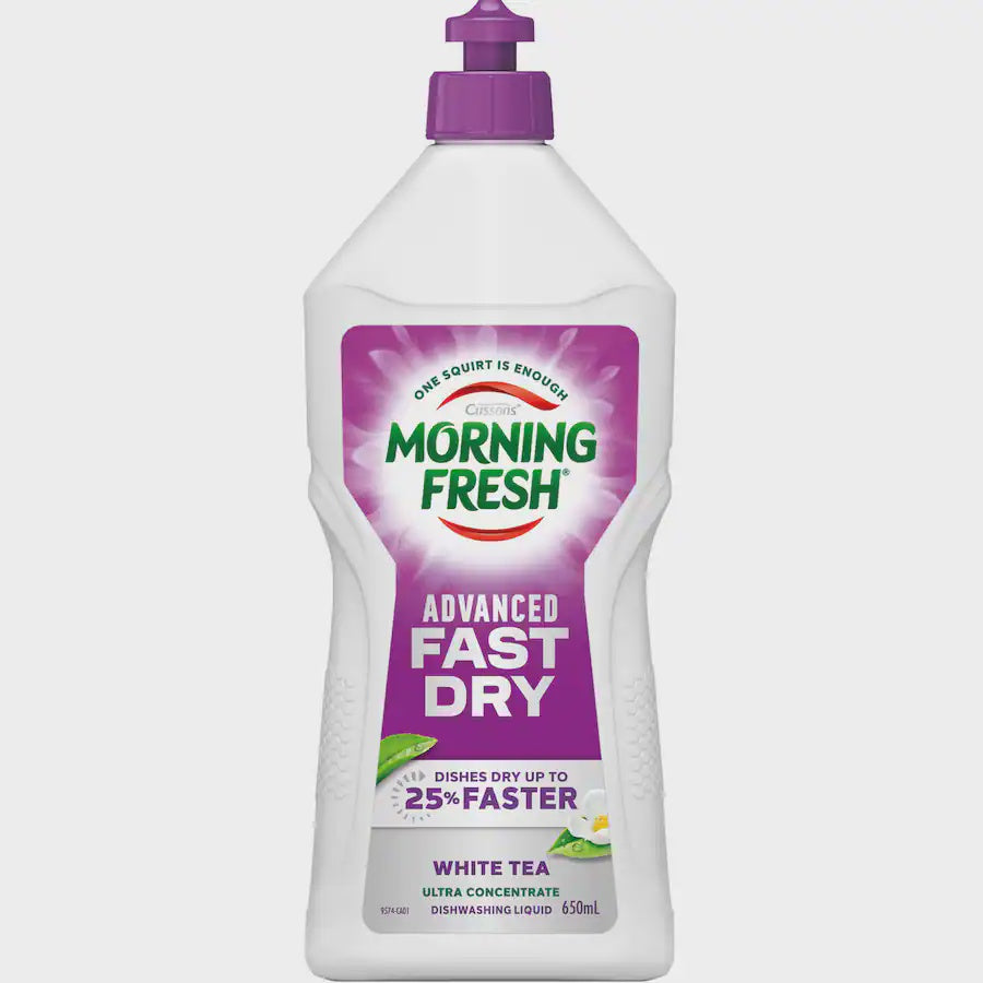 Morning Fresh Advance Fast Dry White Tea Dishwashing Liquid 650ml