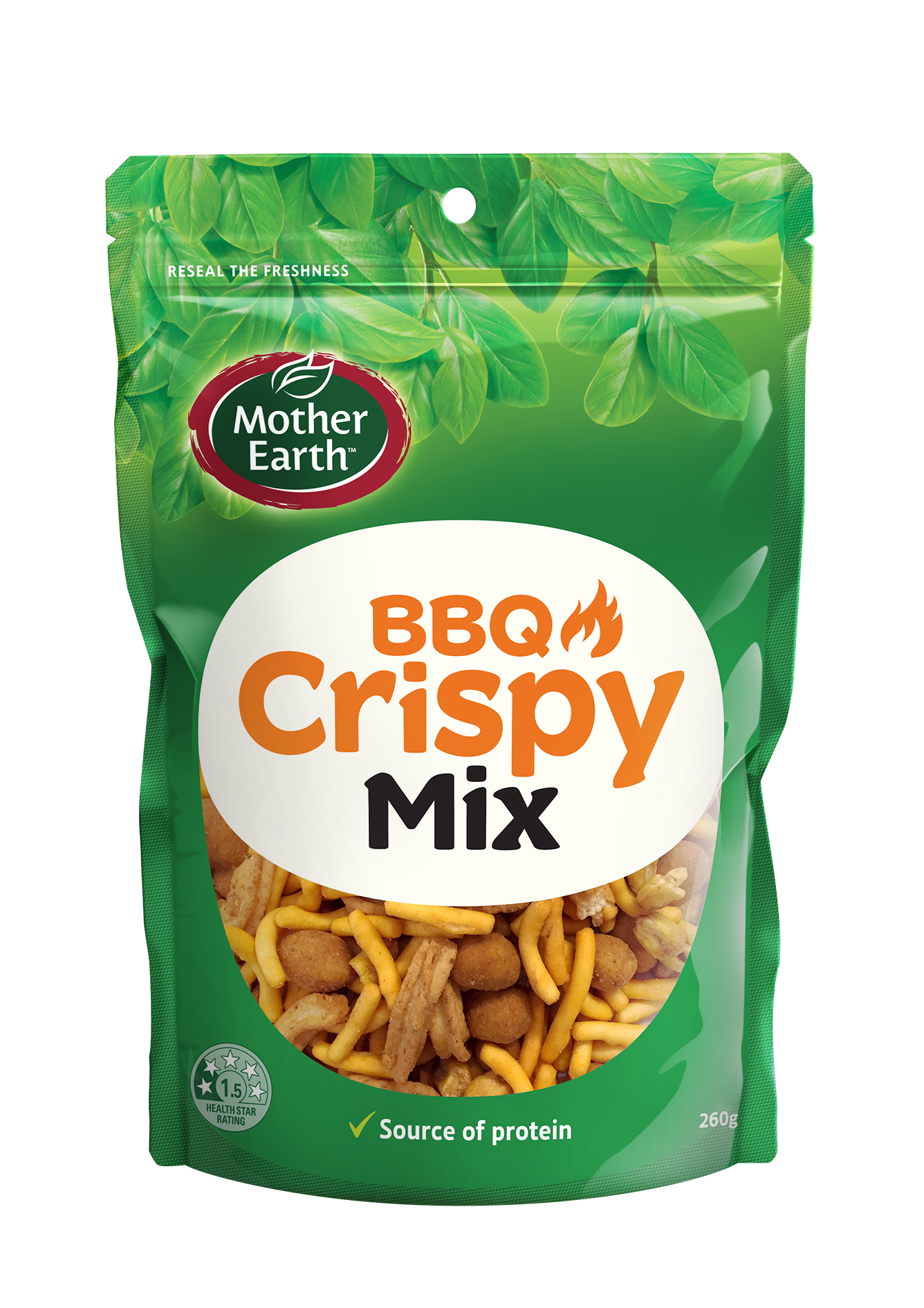 Mother Earth BBQ Crispy Mix 260g