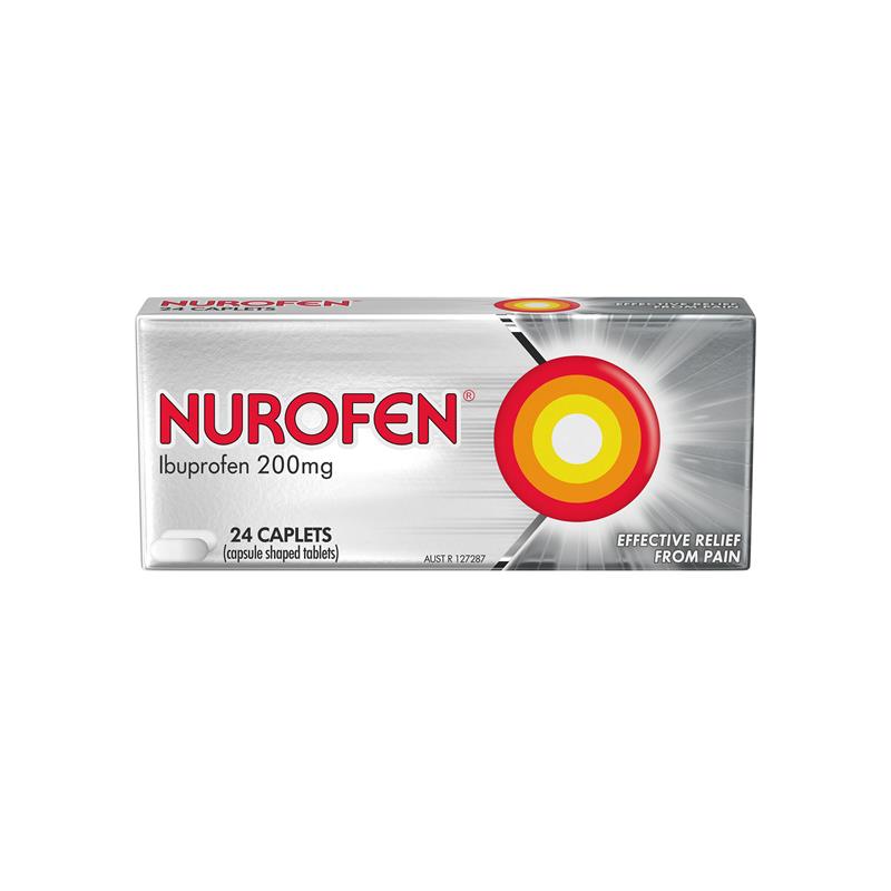 Nurofen Ibuprofen 200mg Capsules 24pk