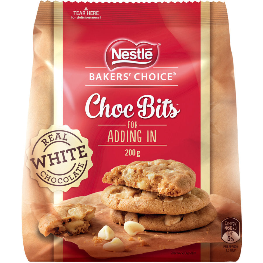 Nestle Chocolate Bits White 200g