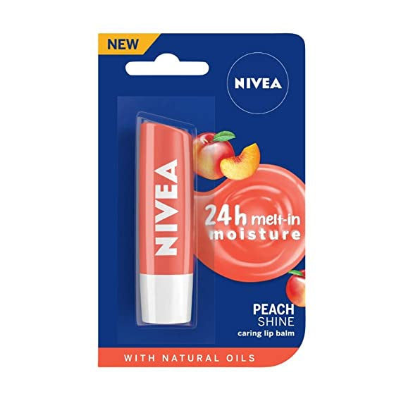 xx Nivea Lip Balm Peach Shine 4.8G