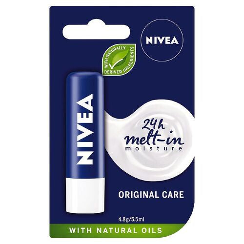 Nivea Original Care Lip Balm 4.8g