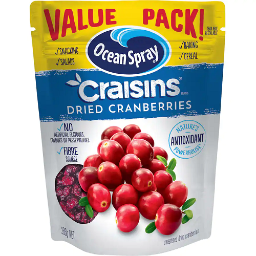 Ocean Spray Craisins Original Dried Cranberries 283g