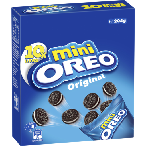 Oreo Mini Original Cookies 10pk 204g