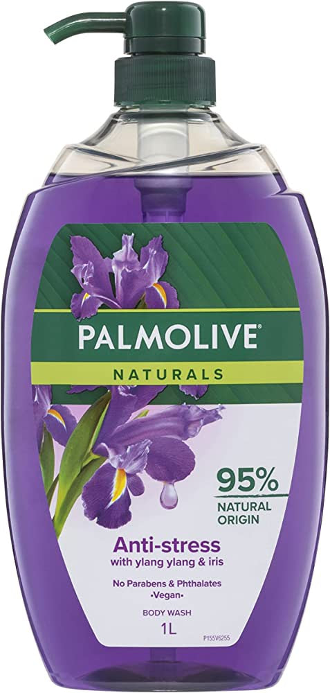 Palmolive Naturals Anti Stress Ylang Ylang & Iris  Body Wash 1L