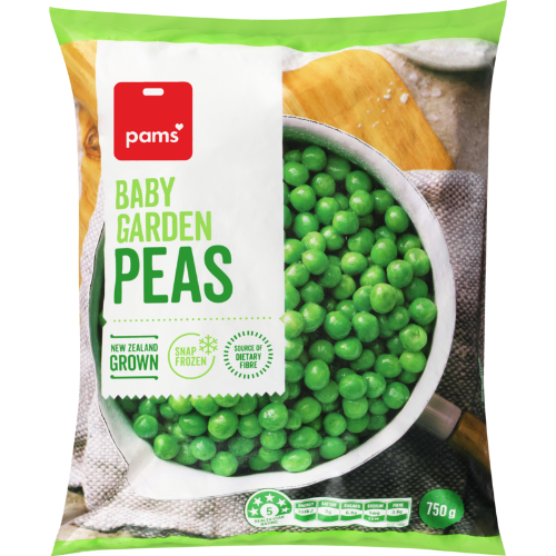 Pams Baby Peas Frozen750g