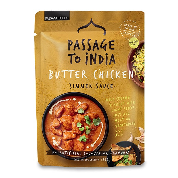 Passage to India Butter Chicken Simmer Sauce 375g