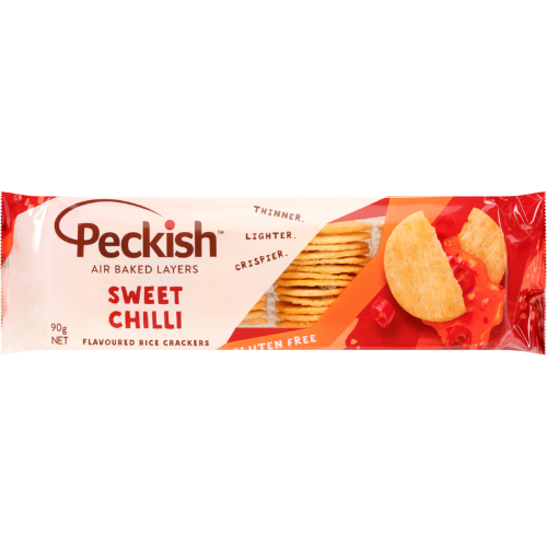 Peckish Sweet Chilli Rice Crackers 90g