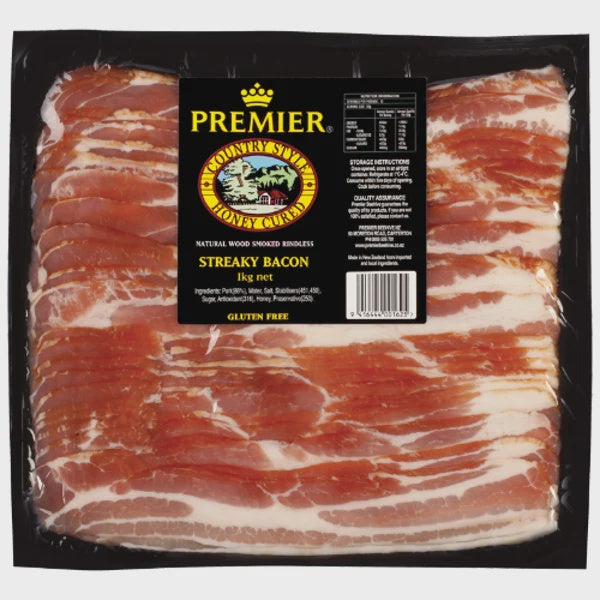 Premier Streaky Bacon 1kg