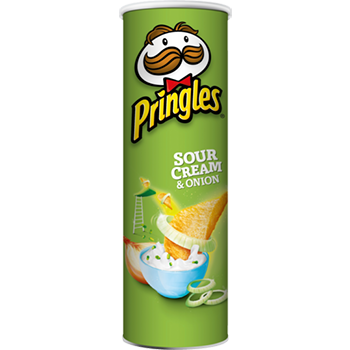 Pringles Sour Cream & Onion Potato Chips 134g