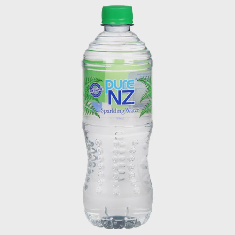 Pure NZ Sparkling Water PET 600ml