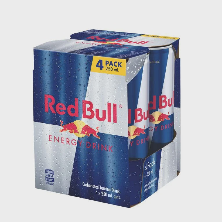 Red Bull Energy Drink 4pk x 250ml