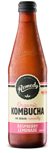 Remedy Raspberry Lemonade Organic Kombucha 330ml