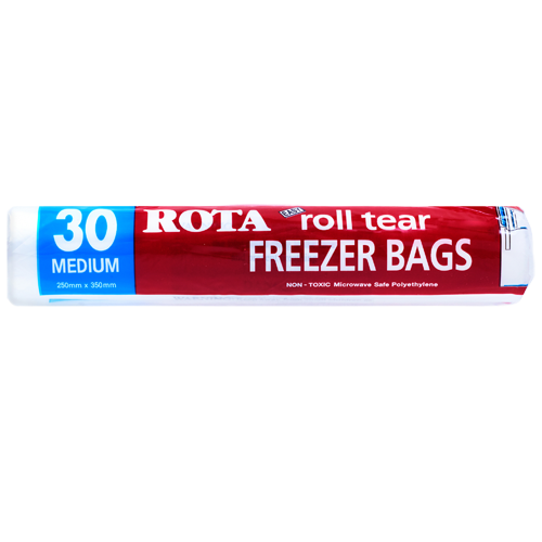 Rota Roll Tear Freezer Bags Medium 30pk 250mm x 350mm