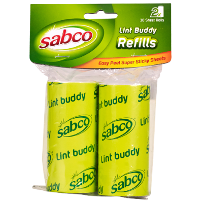 Sabco Lint Buddy Refill 2pk