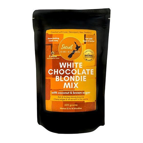 Secret Kiwi Kitchen White Chocolate Blondie Mix 620g