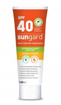 SunGard SPF40 Sunscreen Insect Repellent Tube 125ml