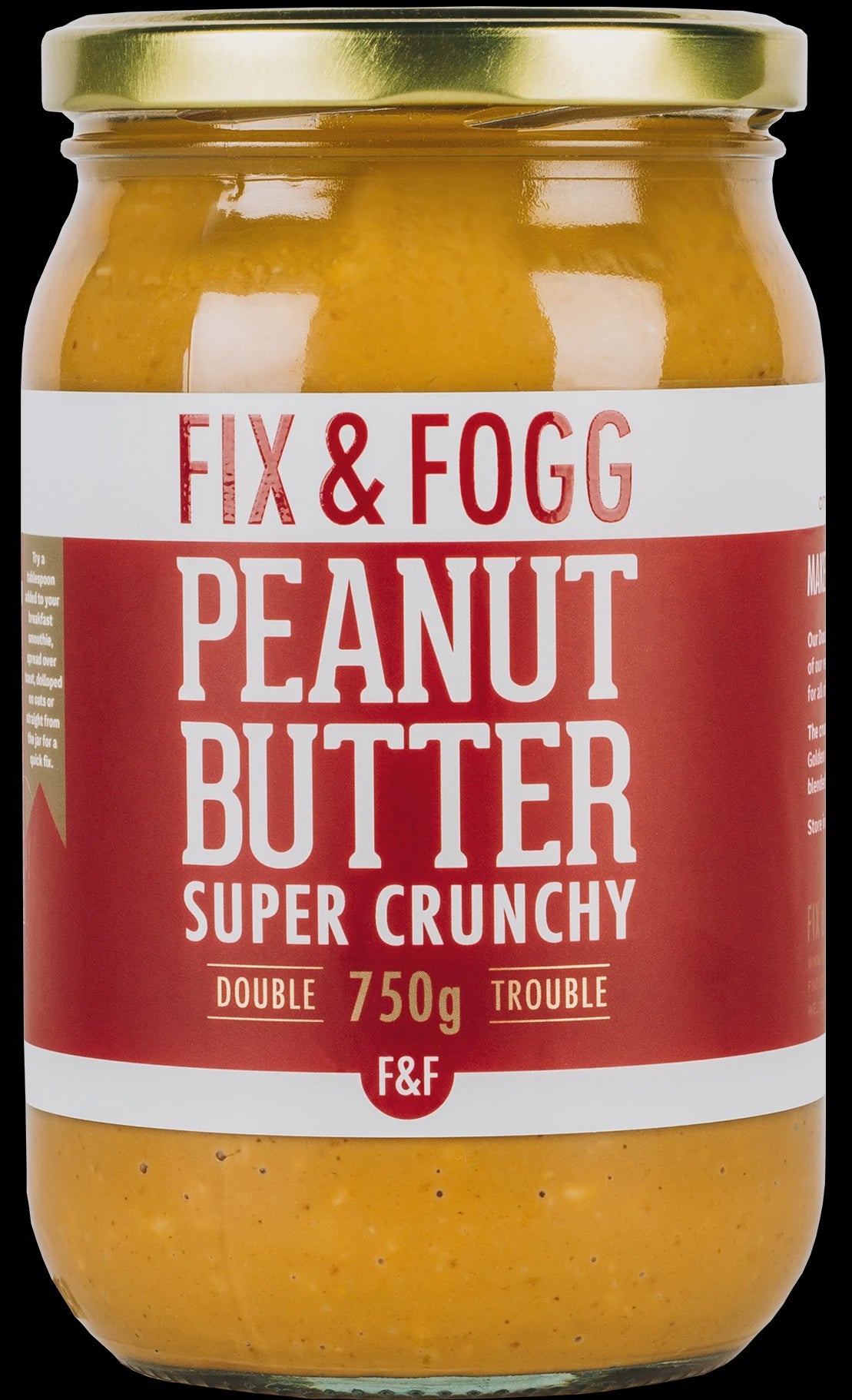 Fix & Fogg Super Crunchy Peanut Butter 750g